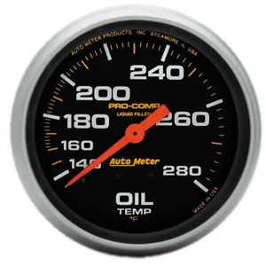 5441 MANOMETRO OIL TEMP. C/ LIQ.140-280°F