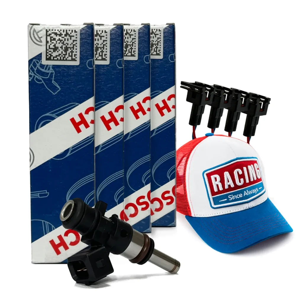 bico injetor 108 lbs bosch — 4 BICOS INJETORES 108 LBS/H BOSCH ORIGINAL ALTA IMPEDANCIA #0280.158.040