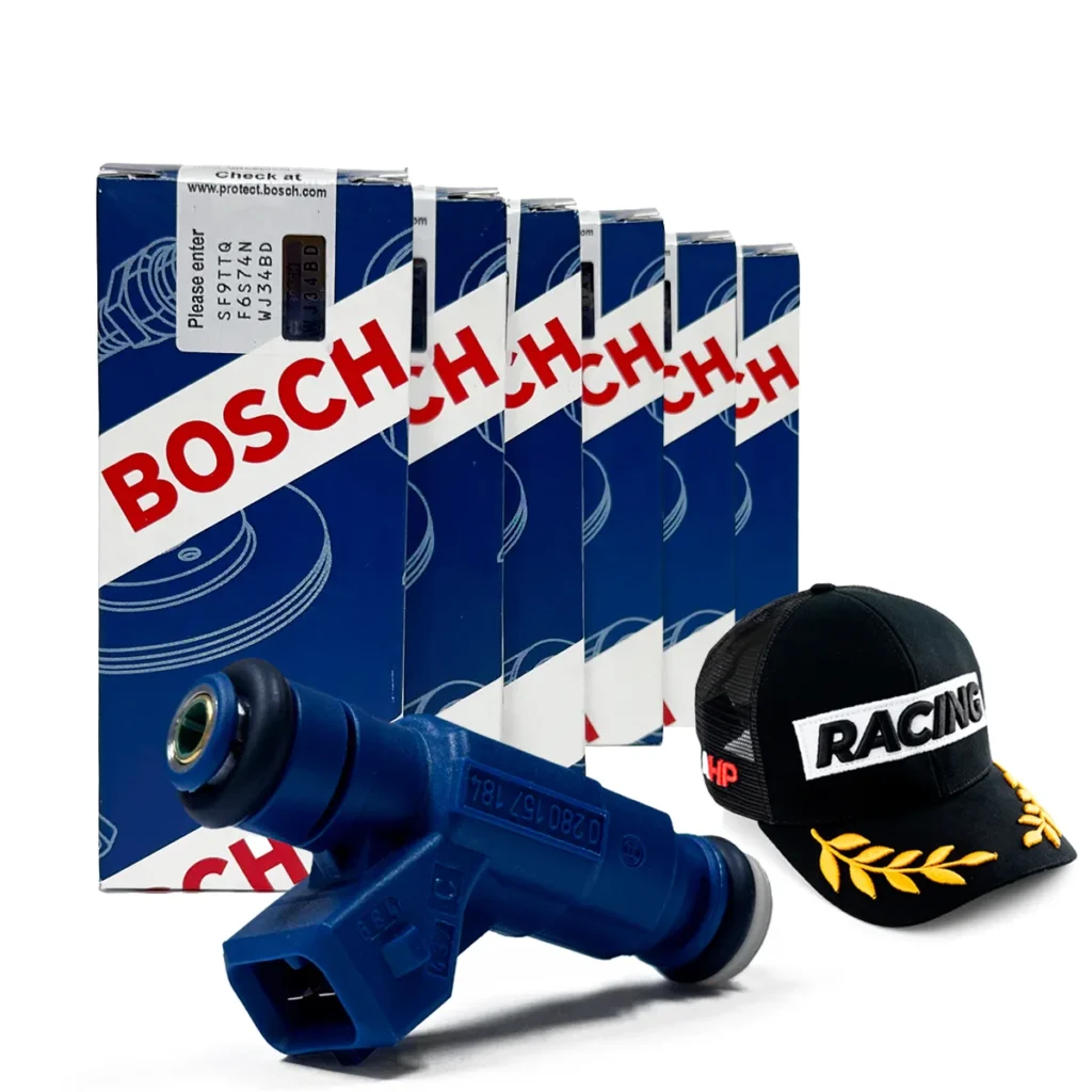 bico injetor 112 lbs/h Bosch — 6 BICOS INJETORES 112 LBS/H BOSCH ORIGINAL ALTA IMPEDÂNCIA #0280.157.184