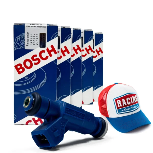 bico injetor 112 lbs/h Bosch — 5 BICOS INJETORES 112 LBS/H BOSCH ORIGINAL ALTA IMPEDÂNCIA #0280.157.184