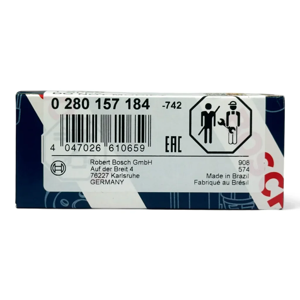 bico injetor 112 lbs/h Bosch — 8 BICOS INJETORES 112 LBS/H BOSCH ORIGINAL ALTA IMPEDÂNCIA #0280.157.184