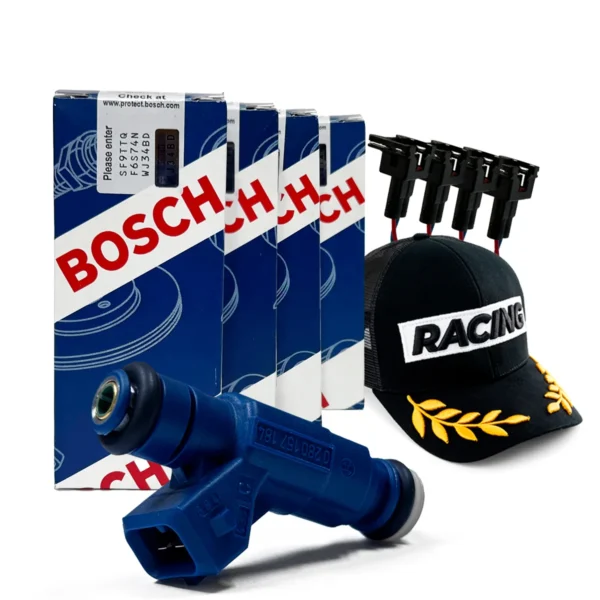 bico injetor 112 lbs/h Bosch — 4 BICOS INJETORES 112 LBS/H BOSCH ORIGINAL ALTA IMPEDÂNCIA #0280.157.184