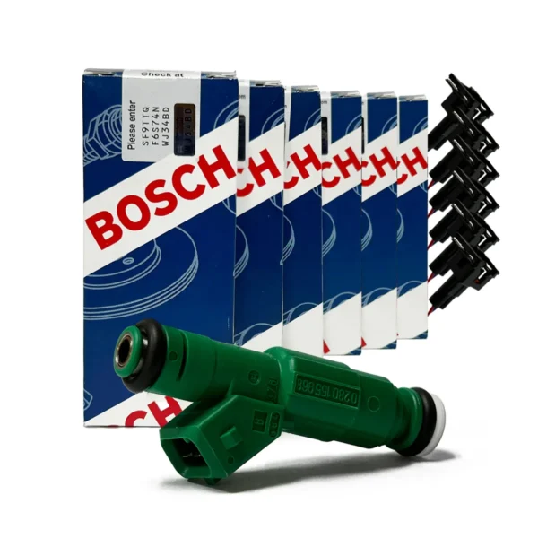 bico injetor 42 lbs bosch — 6 BICOS INJETORES 42 LBS/H BOSCH ORIGINAL ALTA IMPEDÂNCIA #0280.155.968
