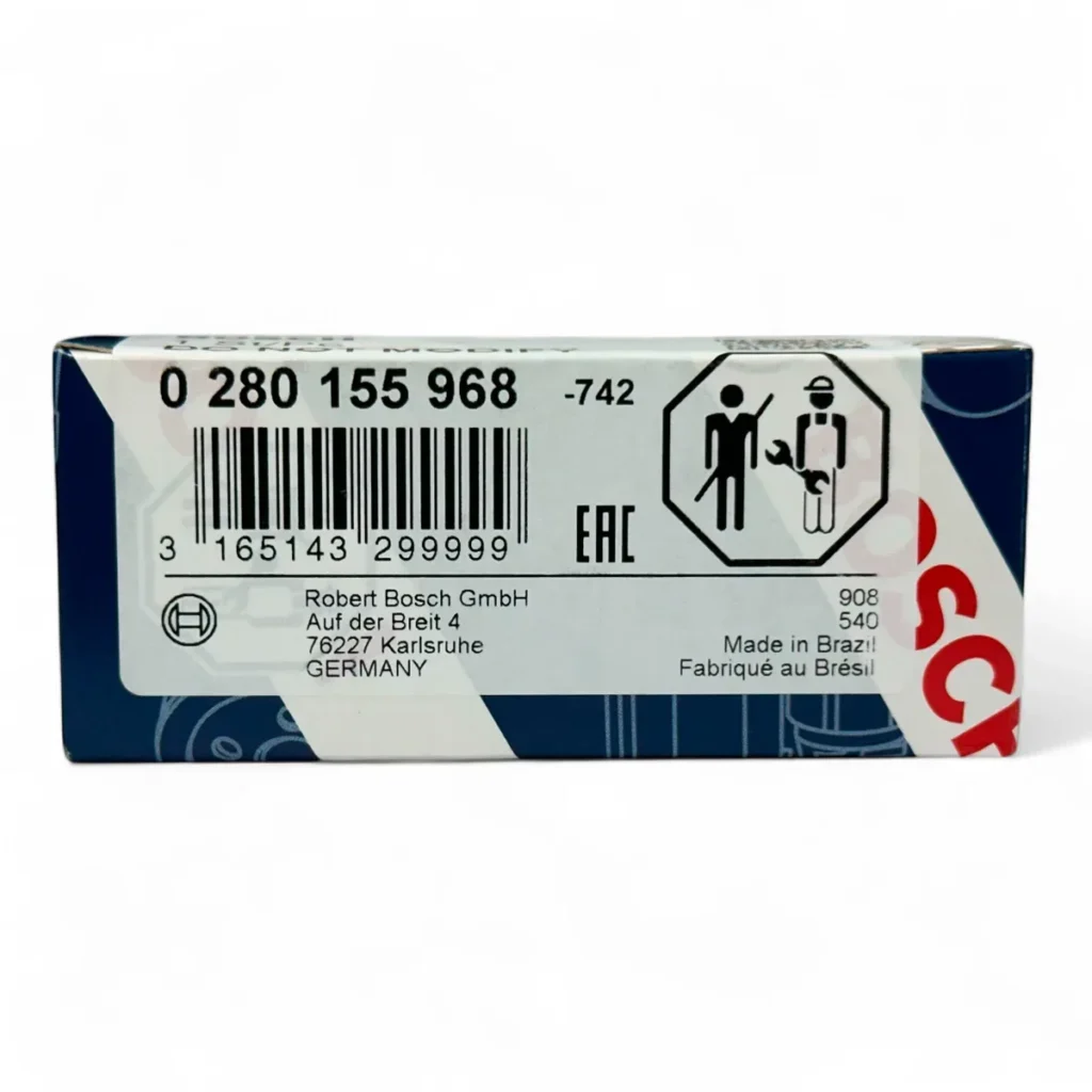 4 BICOS INJETORES 42 LBS/H BOSCH ORIGINAL ALTA IMPEDÂNCIA #0280.155.968