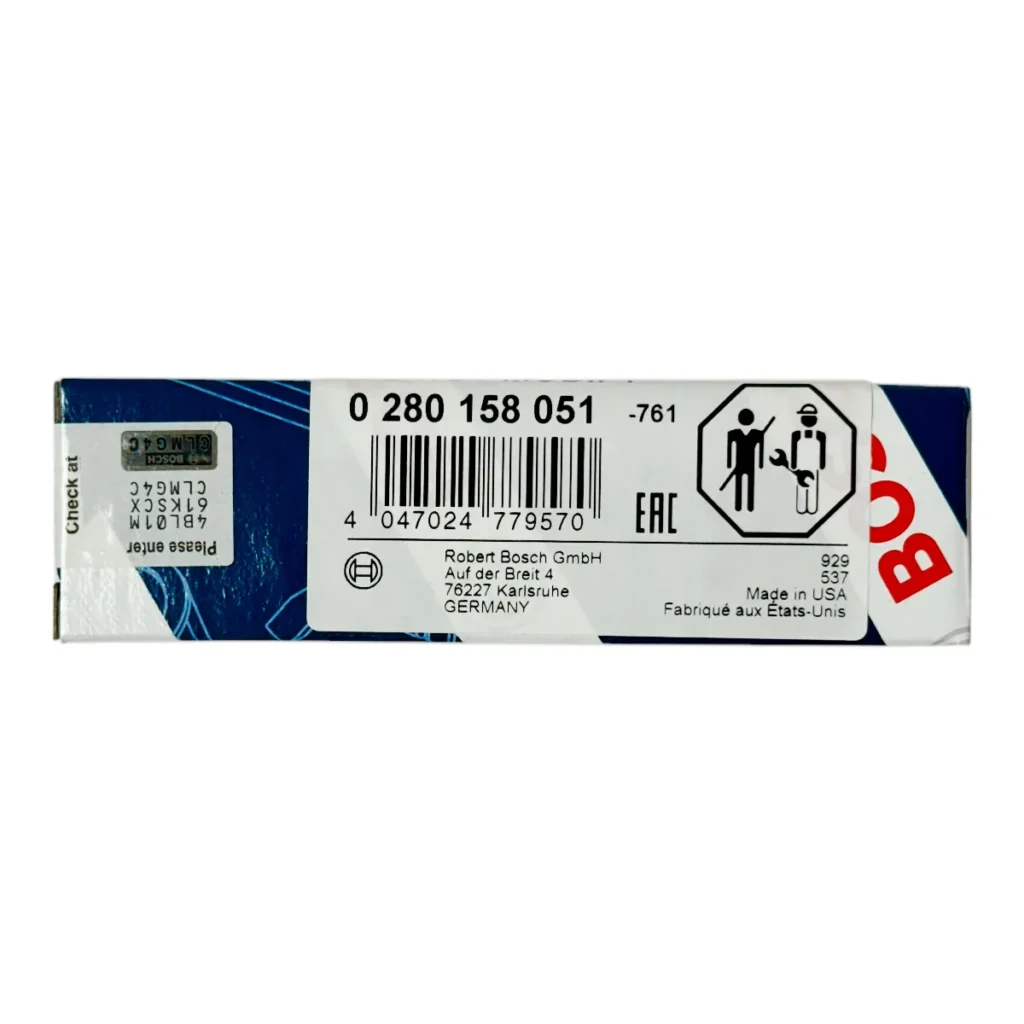 bico injetor Bosch 0280 158 051 — 6 BICOS INJETORES GM CAMARO 6.2 V8 / CORVETTE 6.2 V8 #0280.158.051