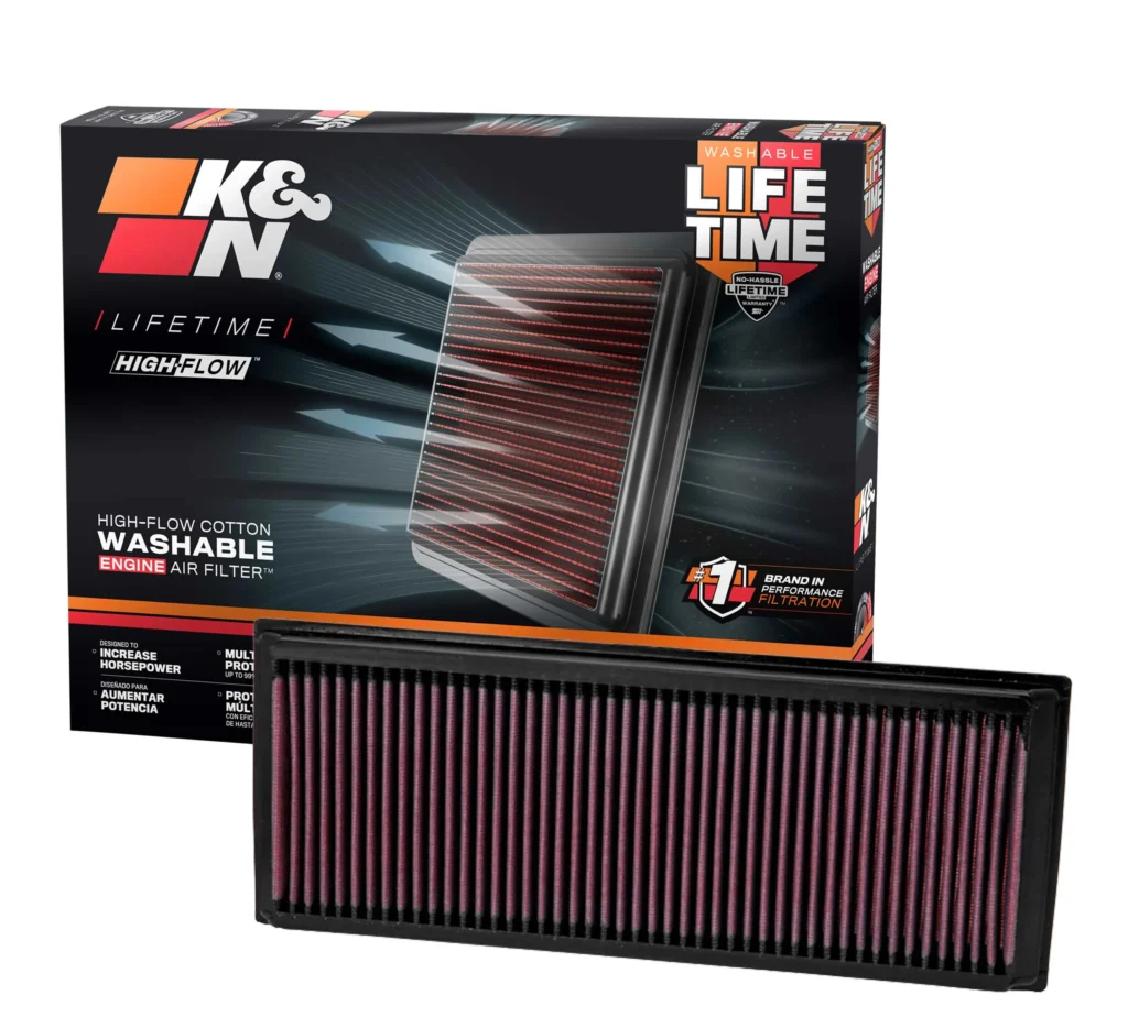FILTRO ESPORTIVO K&N PARA MERCEDES S / SL / SLK / ML / E ( L6, V6 E V8 ) 1998 EM DIANTE 33-2181 — FILTRO ESPORTIVO K&N P