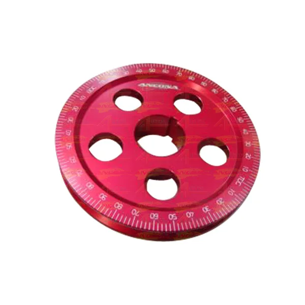 POLIA VIRABREQUIM VW AR TAMANHO 6 0,40MM GRADUADA VERMELHA