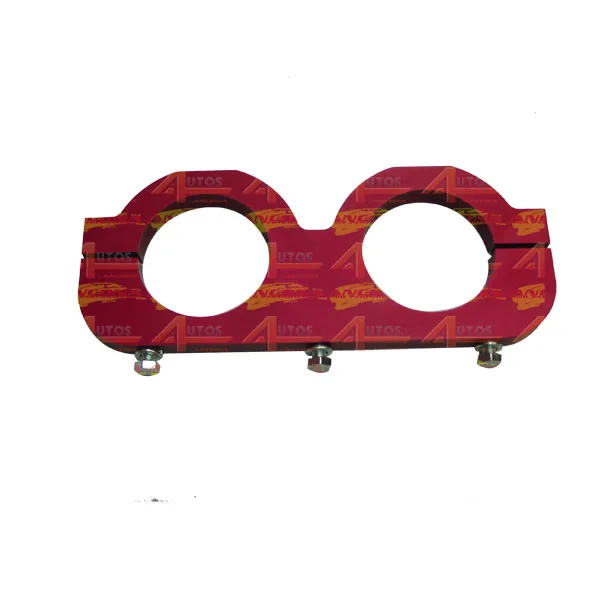 SUPORTE BILLET DUPLO BOMBA GTI VERMELHO