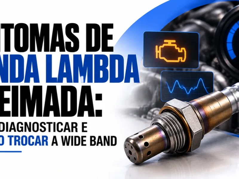 Sintomas de Sonda Lambda Queimada: como diagnosticar e quando trocar a wide band