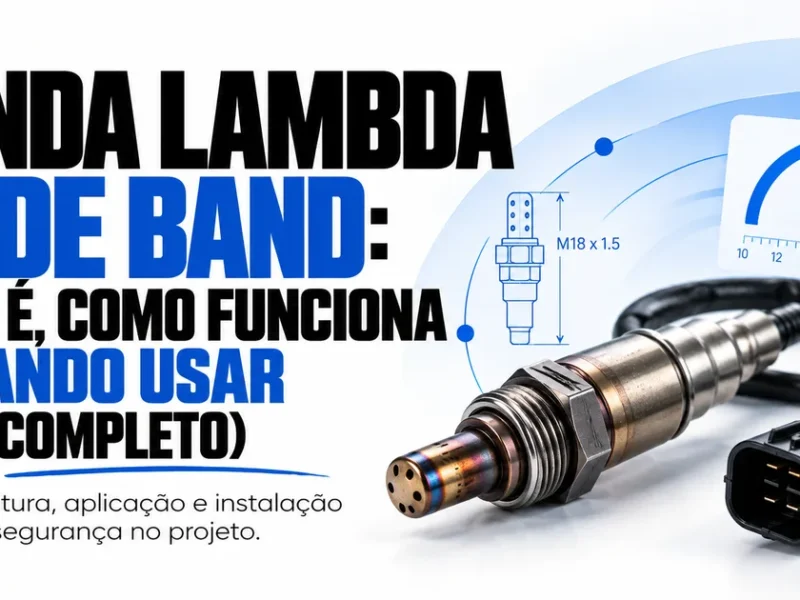 Sonda Lambda Wide Band: o que é, como funciona e quando usar (guia completo)